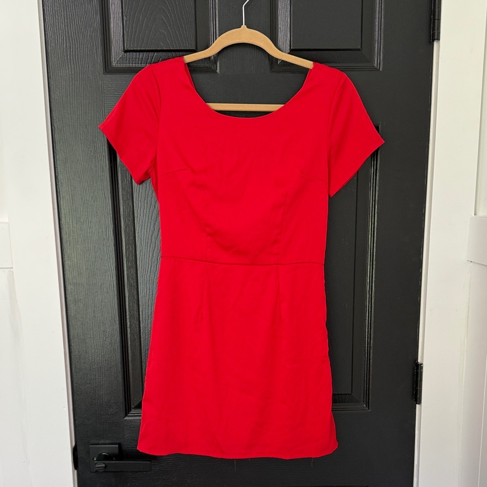 Tobi Vibrant Red Mini Dress